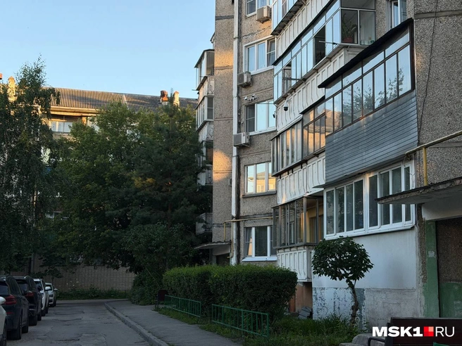 Многоэтажки в Липецке рядом с гимназией, где Гретта познакомилась с Дмитрием | Источник: Вера Борисова / MSK1.RU