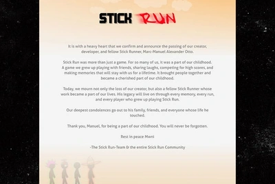 Умер Мануэль Отто, создатель игры Stick Run