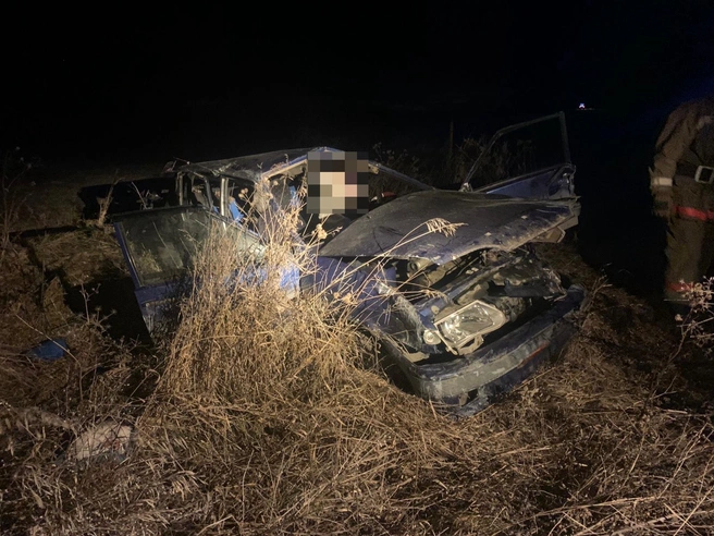 Автомобиль получил сильные повреждения и был похож на груду металлолома. | Источник: Госавтоинспекция Челябинской области / t.me