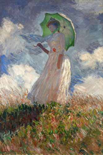 Пророческая картина Клода Моне «Женщина с зонтиком»: страшная судьба, которую он сам себе напророчил