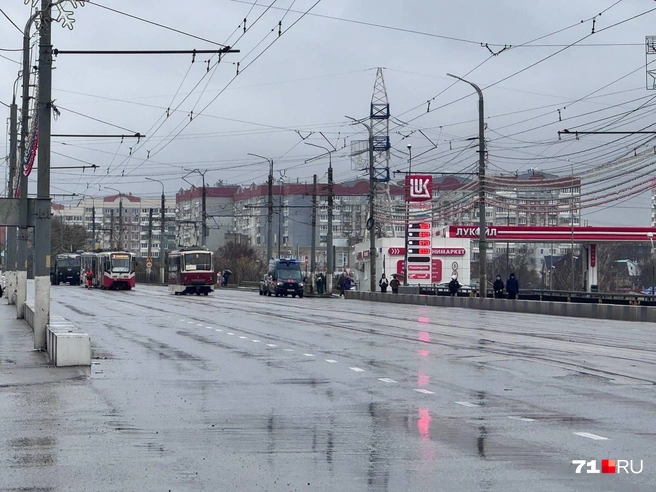 Дорога после эвакуации транспорта | Источник: Александр Горбанев / 71.RU