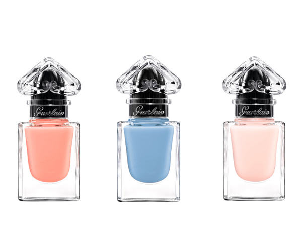 Лак для ногтей La Petite Robe Noire, Guerlain. Цвета - 010 Apri-coat, 008 Denim Jacket, 061 Pink Ballerinas