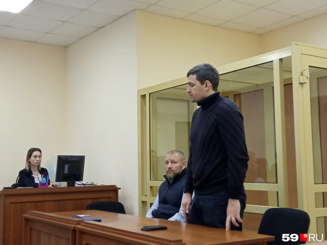 Александр Телепнев в Ленинском районном суде Перми перед приговором по делу о дебоше в баре «Наташа» | Источник: Вероника Свизева / 59.RU