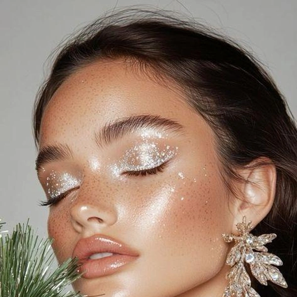 макияж на новый год 2026, новогодний макияж 2026, новогодний макияж, макияж на новый год, легкий макияж на новый год, какой макияж на новый год, новогодняя косметика | Источник: Pinterest