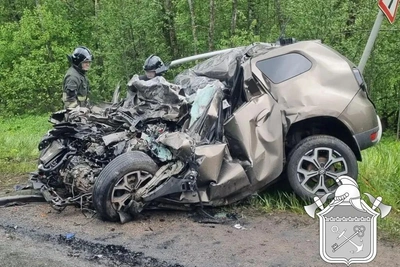 Кроссовер смяло почти до багажника. Ребенок погиб в ДТП с грузовиком