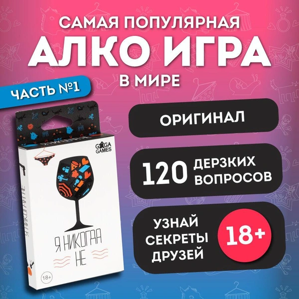 Настольная игра «Я никогда не…»