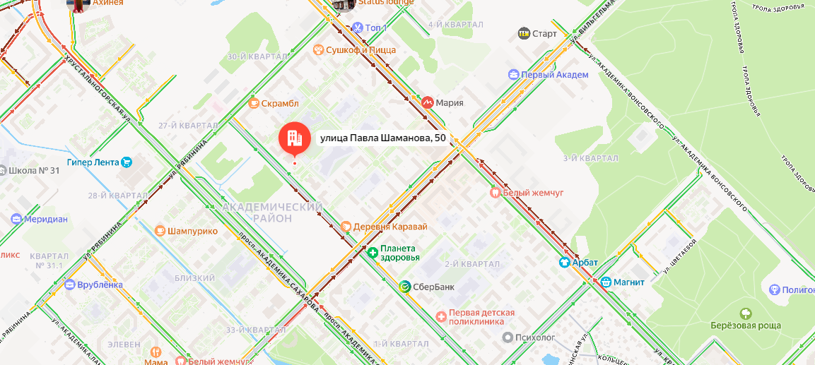 Академический замер в пробках. На главном перекрестке района коллапс