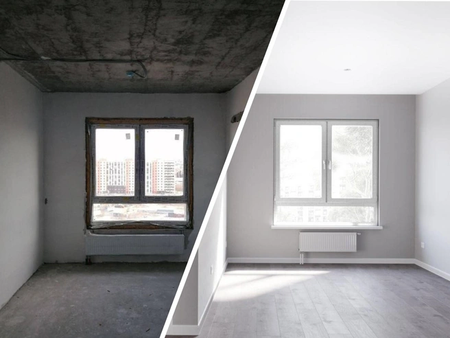 Квартиры должны быть сданы с чистовой отделкой, но пока так | Источник: 86.RU, hm.dsk1.one