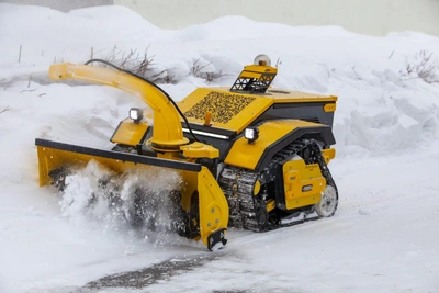 В Перми создали робота-снегоуборщика для удалённой работы