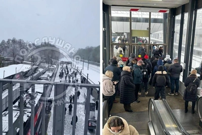 Движение поездов на МЦД-1 и МЦД-3 остановлено из-за непогоды