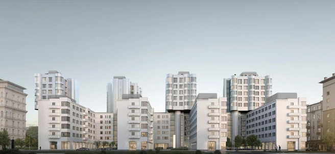 Так бывшие общежития могут выглядеть днем… | Источник: #СтартПродаж&nbsp;— Недвижимость Москвы и Подмосковья / Telegram