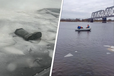 В Архангельске у моста пропал мужчина, водолазы нашли лишь его сапоги