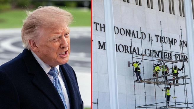 Судебный спор включает попытки признать вклад Трампа в Центре Кеннеди. | Источник: MEGA