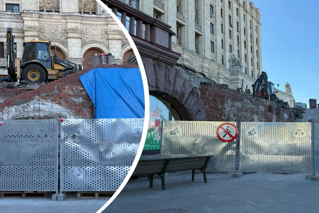 Ремонтируют высотку, где летом 2026 года произошел теракт | Источник: Артем Устюжанин / MSK1.RU