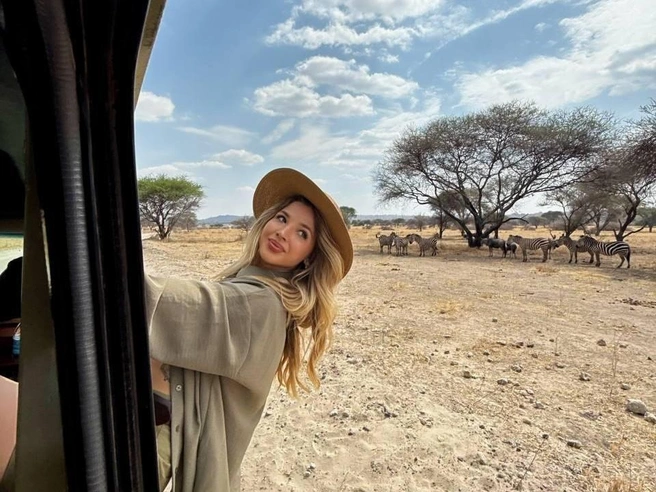 Волгоградский блогер устроила большое сафари на островах Африки | Источник: Аня Покров / Telegram