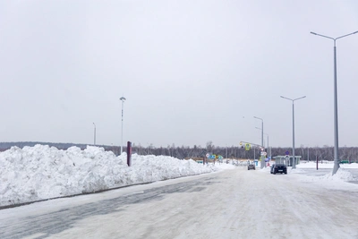 R-242 highway lane closure for road works near Severka