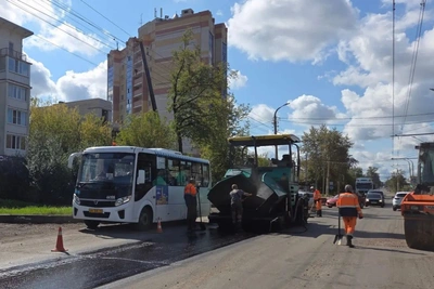 В Костроме на ремонт дорог ушло 11 тысяч тонн асфальта