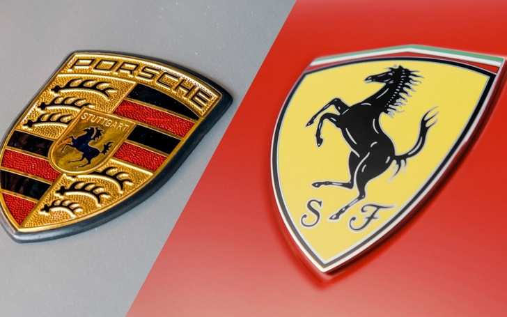 Фото №1 - Почему эмблемы Porsche и Ferrari так похожи