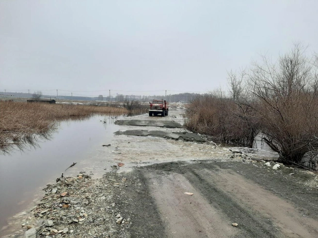 Большая вода пришла в село Архангельское, однако его нет в сводке МЧС | Источник: Администрация Сосновского муниципального округа / Vk.com