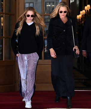 Как две капли: Кейт и Лила Грейс Мосс в Париже