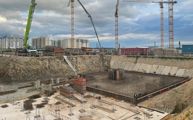 Группа Аквилон приступила к монолитным работам в жилом комплексе «Аквилон Солар» | Источник: Группа Аквилон