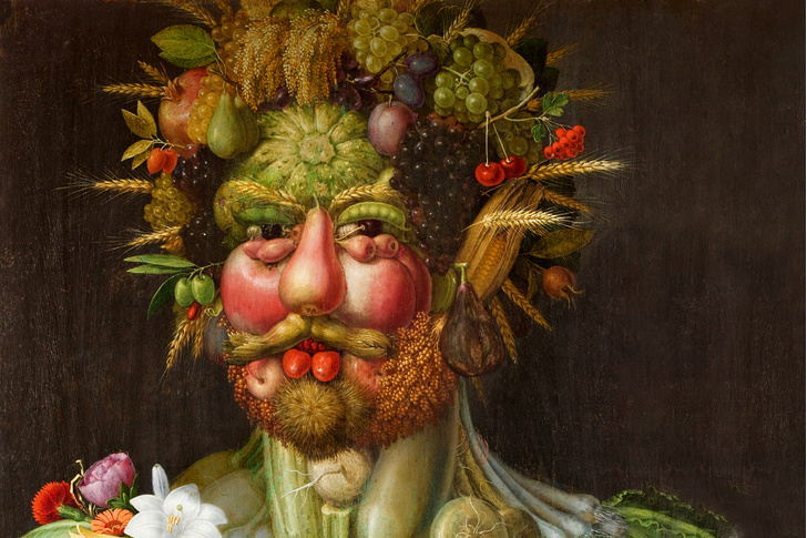 Универсальный сезон: что прячется за грудой фруктов и овощей на картине Джузеппе Арчимбольдо