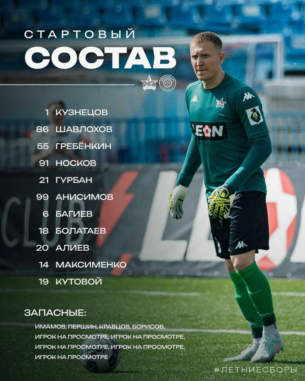 Состав «СКА-Хабаровска» | Источник: СКА-Хабаровск / t.me