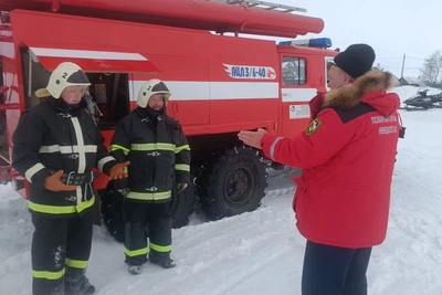 В пожарной части №2 обучили стажёра для поста в Андеге