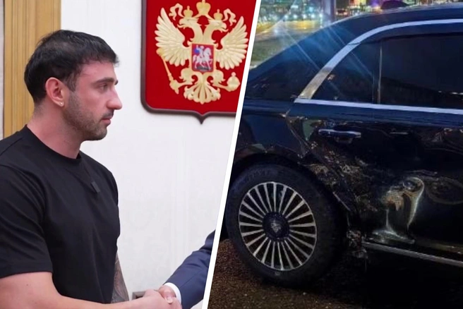 Глава ЛДПР встретился с мотоциклистом, который попал в ДТП | Источник: СЛУЦКИЙ, МотоМосква.ДТП / T.me