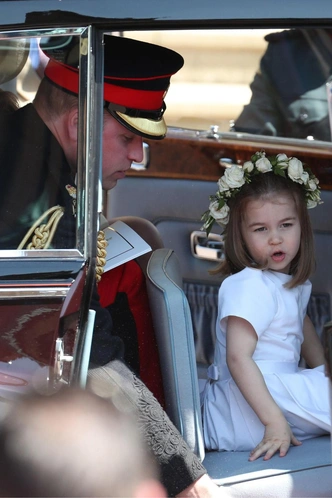 Принц Уильям с дочерью принцессой Шарлоттой, 2018 год