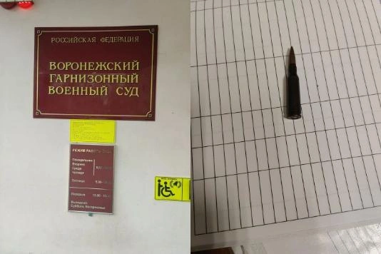 «Сработал металлодетектор»: воронежец пытался пронести патрон в военный суд | Источник: УФССП России по Воронежской области / T.me