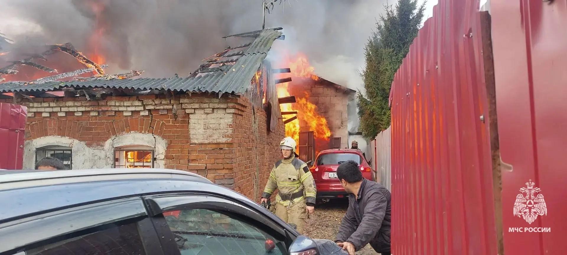Стали известны подробности пожара, который туляки видели этим утром
