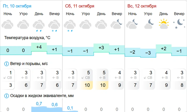 Омичей ждет сильный ветер | Источник: gismeteo.ru