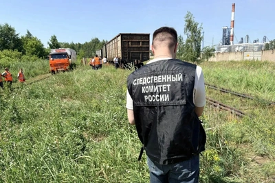 Три вагона сошли с рельсов в Омской области