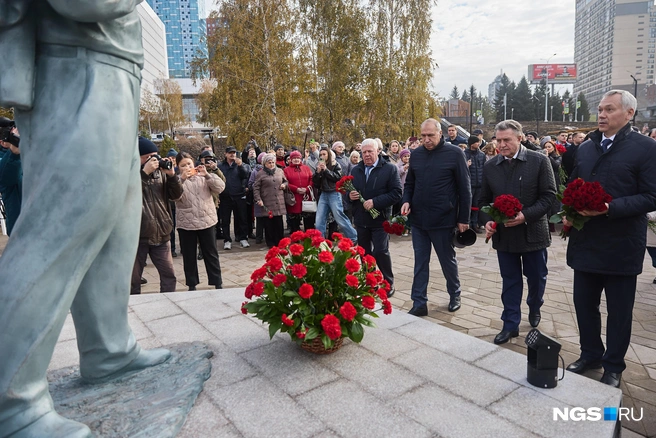 Открытие парка прошло торжественно сразу после сессии заксобрания региона | Источник: Александр Ощепков / NGS.RU