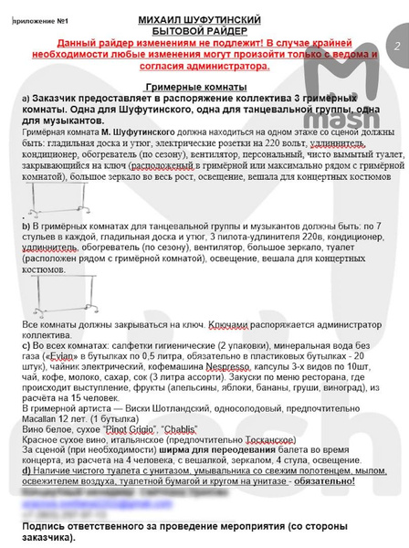 Чистый унитаз, удлинитель и 2,5 млн рублей: райдер Шуфутинского, который поет «Третье сентября»