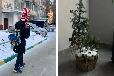 Parents craft elaborate holiday decorations for kindergarten competitions