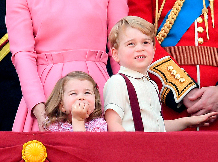 Трогательные фото детей герцогини Кембриджской на празднике Trooping The Colour