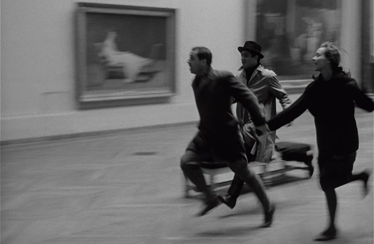 Кадр из фильма «Банда аутсайдеров»