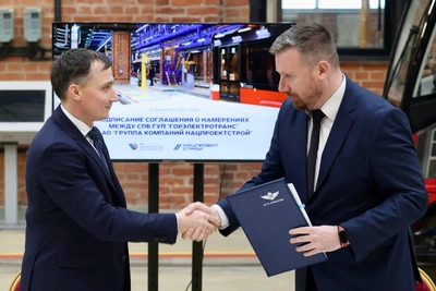 Подписано соглашение о четырех трамвайных линиях в Петербурге