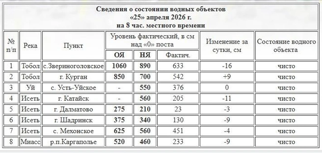 Источник: скрин с сайта Курганского ЦГМС