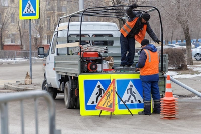 January Thaw Ravages Volgograd Highways