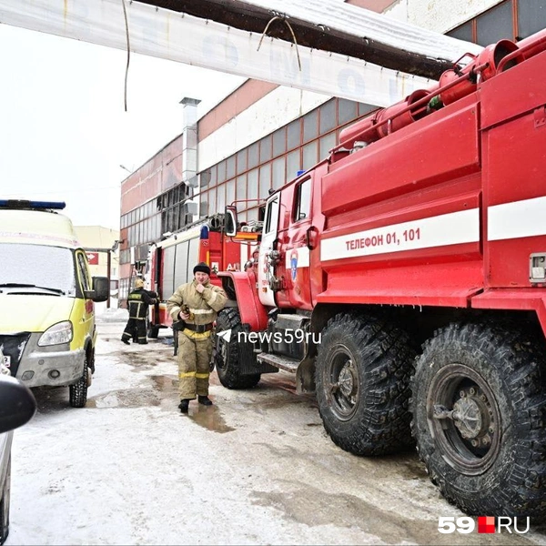 Огонь довольно быстро потушили | Источник: Василина Любимова / 59.RU