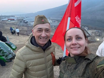 Фейерверк, «Бессмертный полк» в очном формате и монументальный спектакль. Чита необычно отметила 9 Мая: как это было | Источник: Алёна Ячменёва | Министр культуры Забайкальского края / T.me