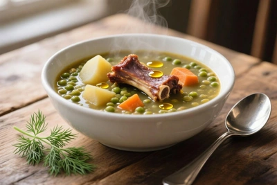 Гороховый суп с копченостями: подробный рецепт