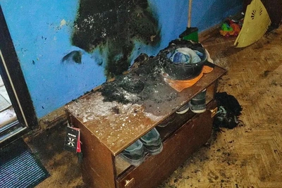 Возгорание в смоленском доме из-за окурка