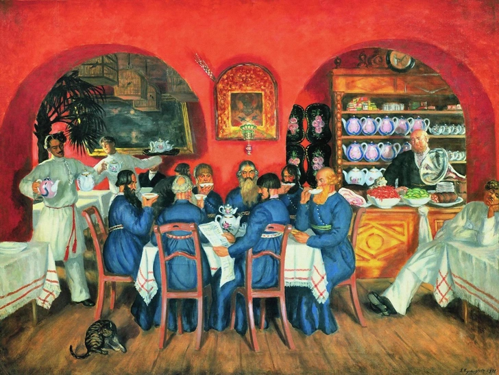 Борис Кустодиев. «Московский трактир». 1916 | Источник: Painters via Legion Media