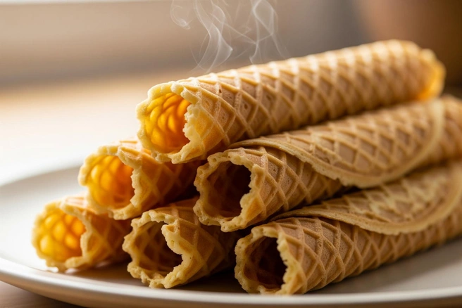 Ароматные хрустящие вафли идеальны в любое время | Источник: Юрий Скулыбердин / Городские медиа