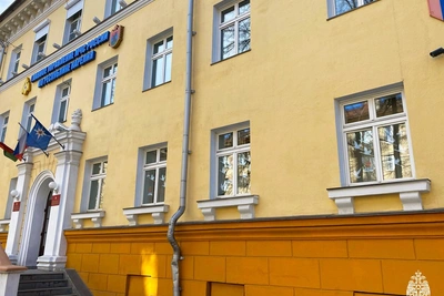 МЧС Карелии украсило окна ко Дню Победы