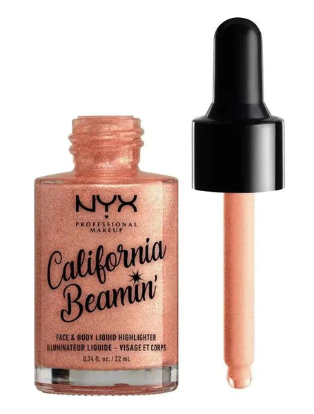 NYX professional makeup Хайлайтер California Beamin’ Face And Body Liquid Highlighter